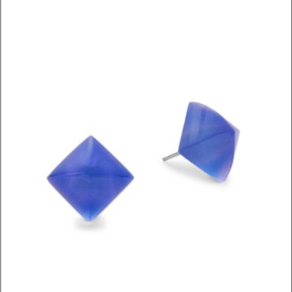 Alexis Bittar Lucite Pyramid Earrings